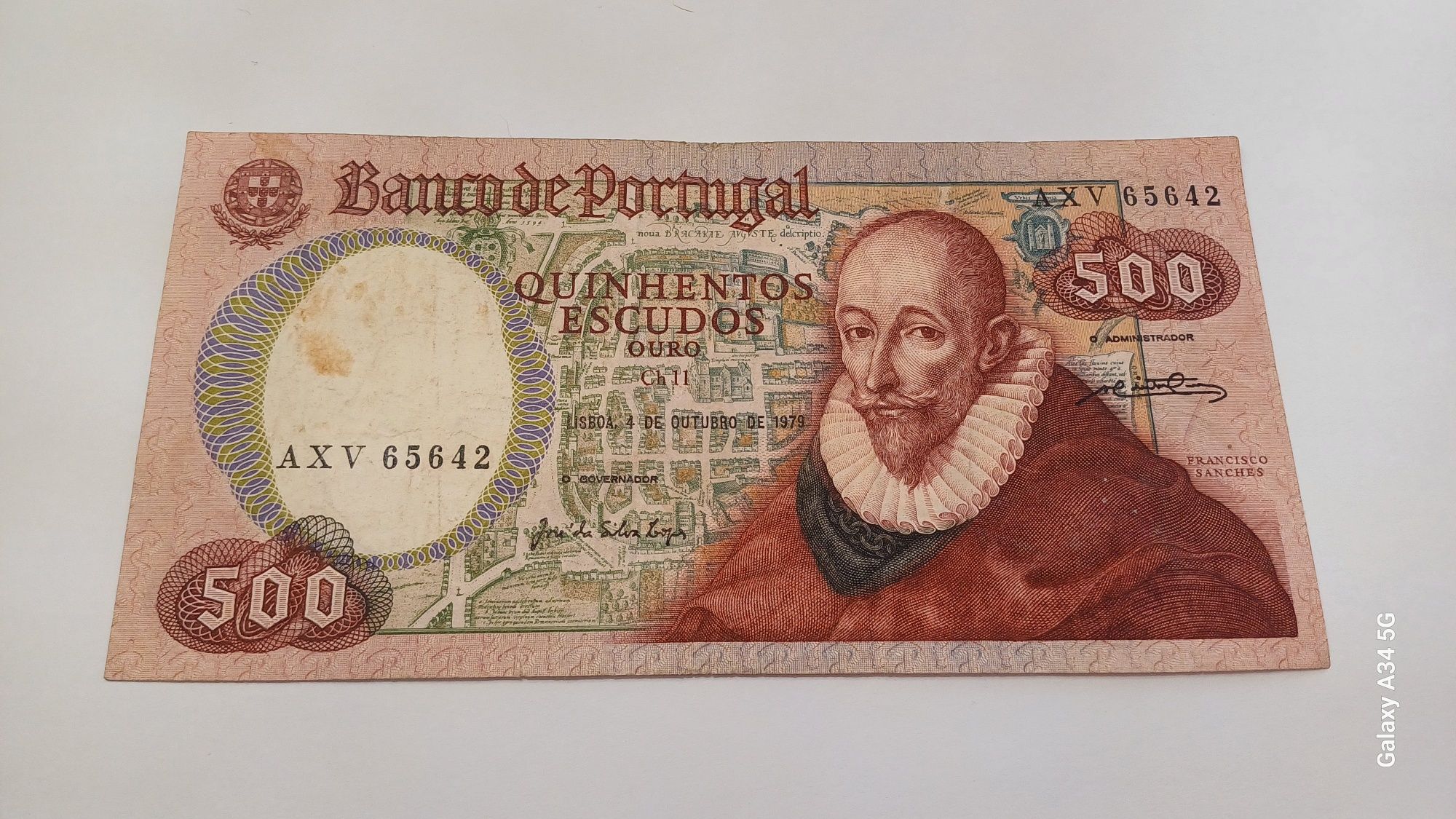 PROMOÇÃO--PORTUGAL--500 escudos 1979 Francisco Sanches