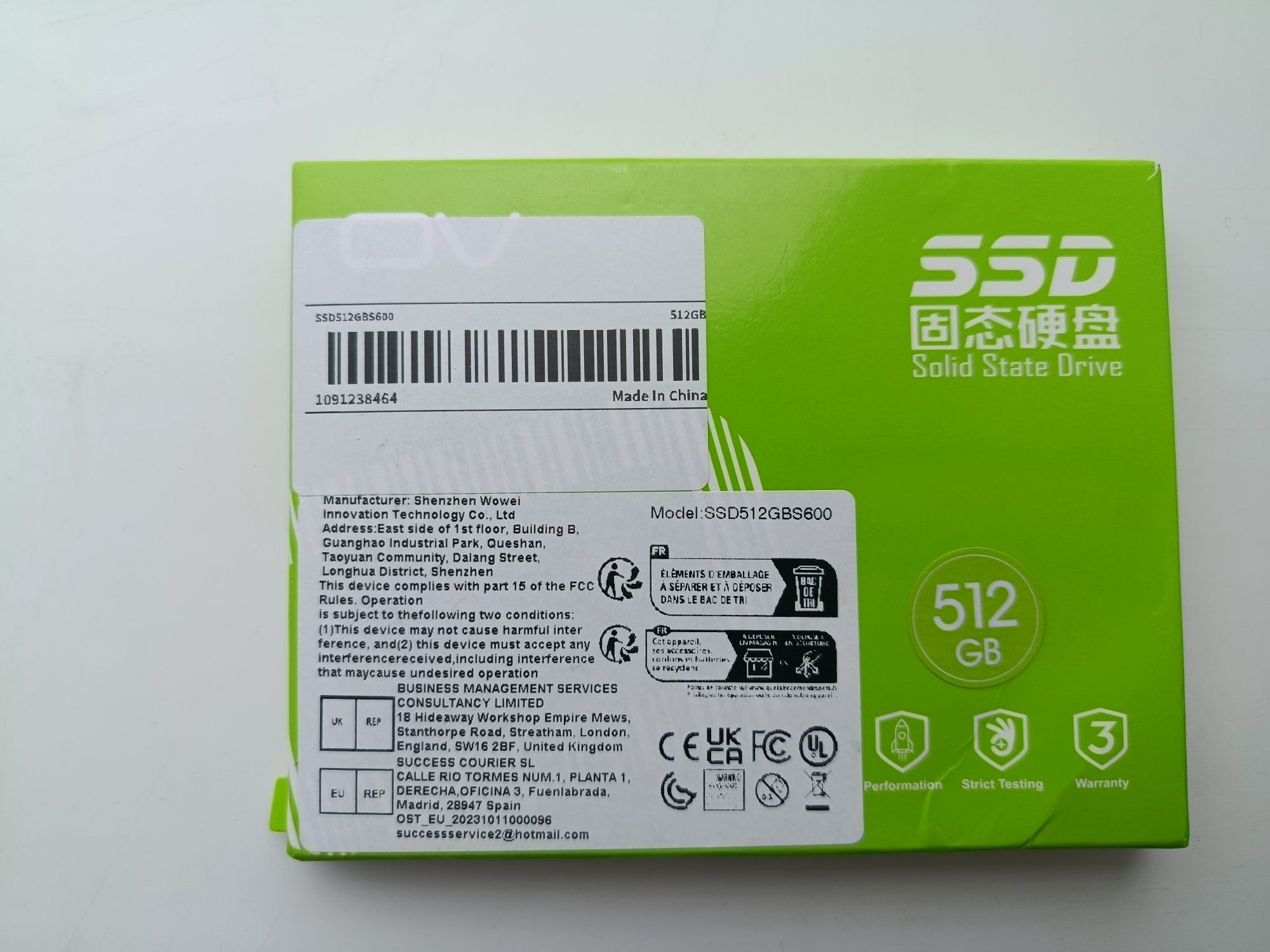 SSD диск OV S600 512GB 2.5» SATAIII