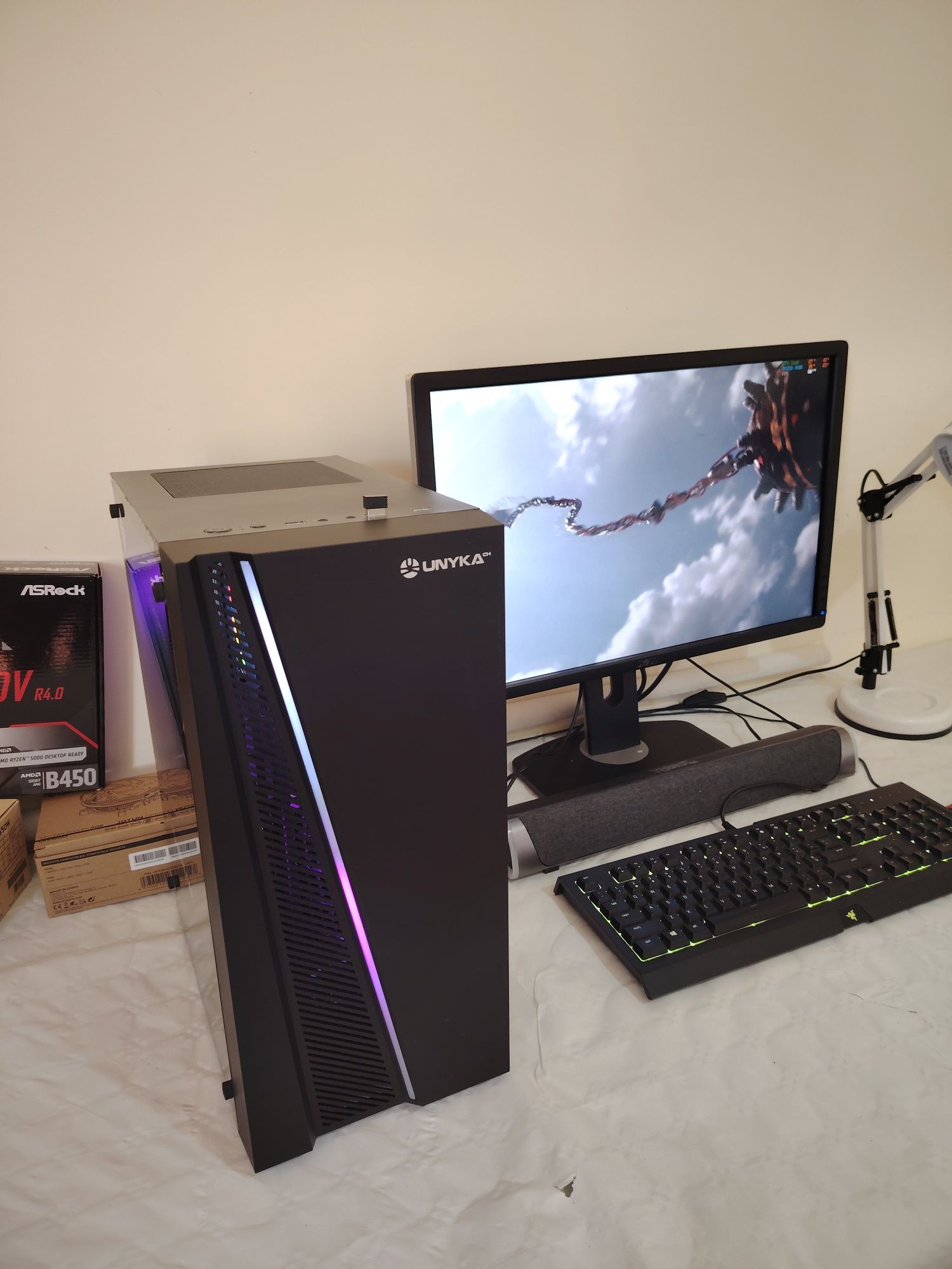 Torre Gaming com um desempenho excelente Fatura e garantia