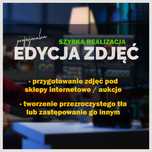 Edycja zdjęć, szparowanie produktów, dodawanie tła, obróbka fotografii