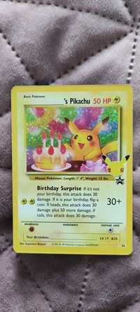 Pokemon TCG Celebrations Birthday Pikachu, Flying Pikachu V, Pikachu