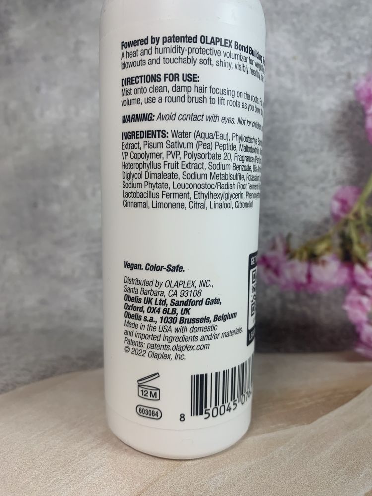 Спрей для надання об'єму волоссю olaplex volumizing blow dry mist