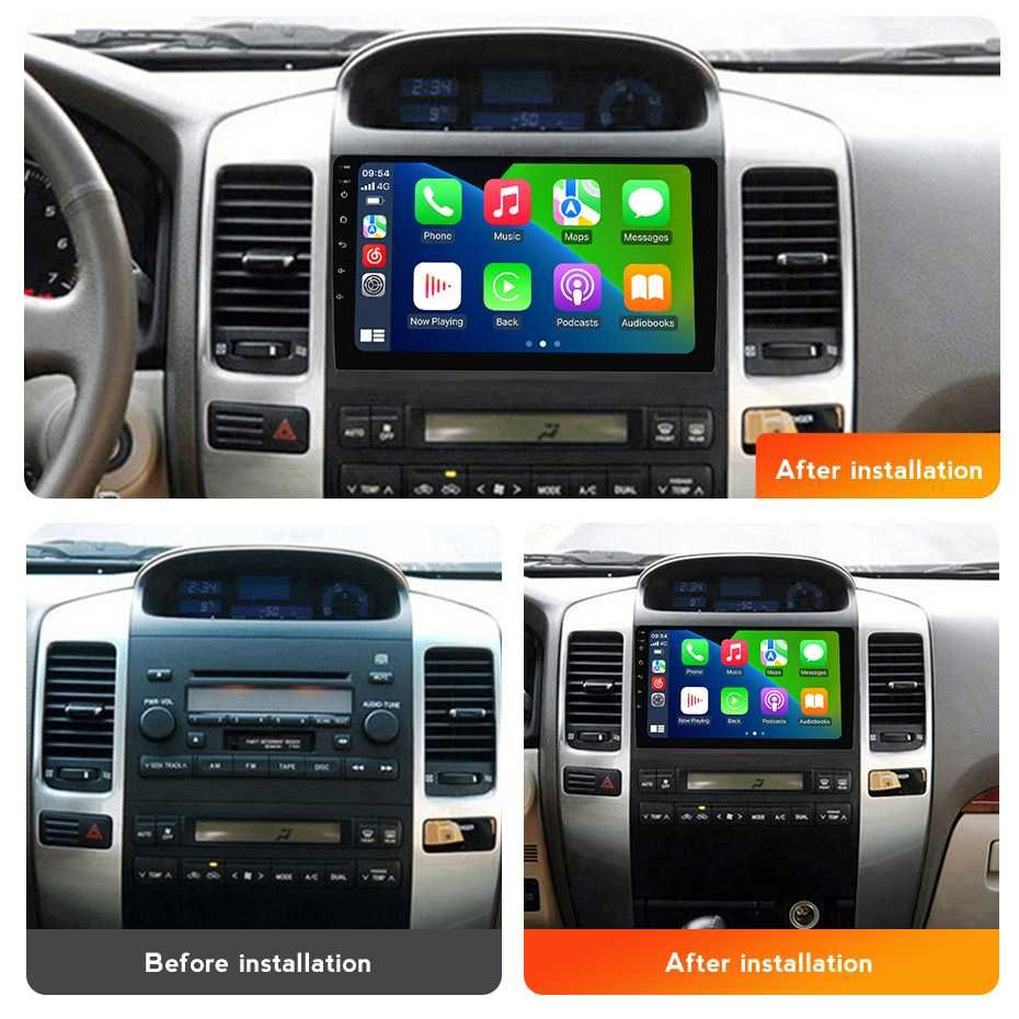 Штатна магнітола TOYOTA Prado 120 android DVD GPS навігація тойота