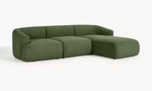 Sofa narożna modułowa Boucle Sofia 3-osobowa Westwing