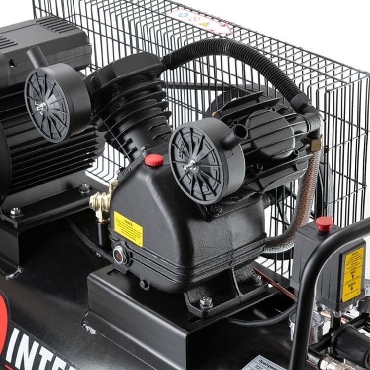 Компресор 100 л ремінний 3 кВт 10бар 500 л/хв PT-0014 Intertool