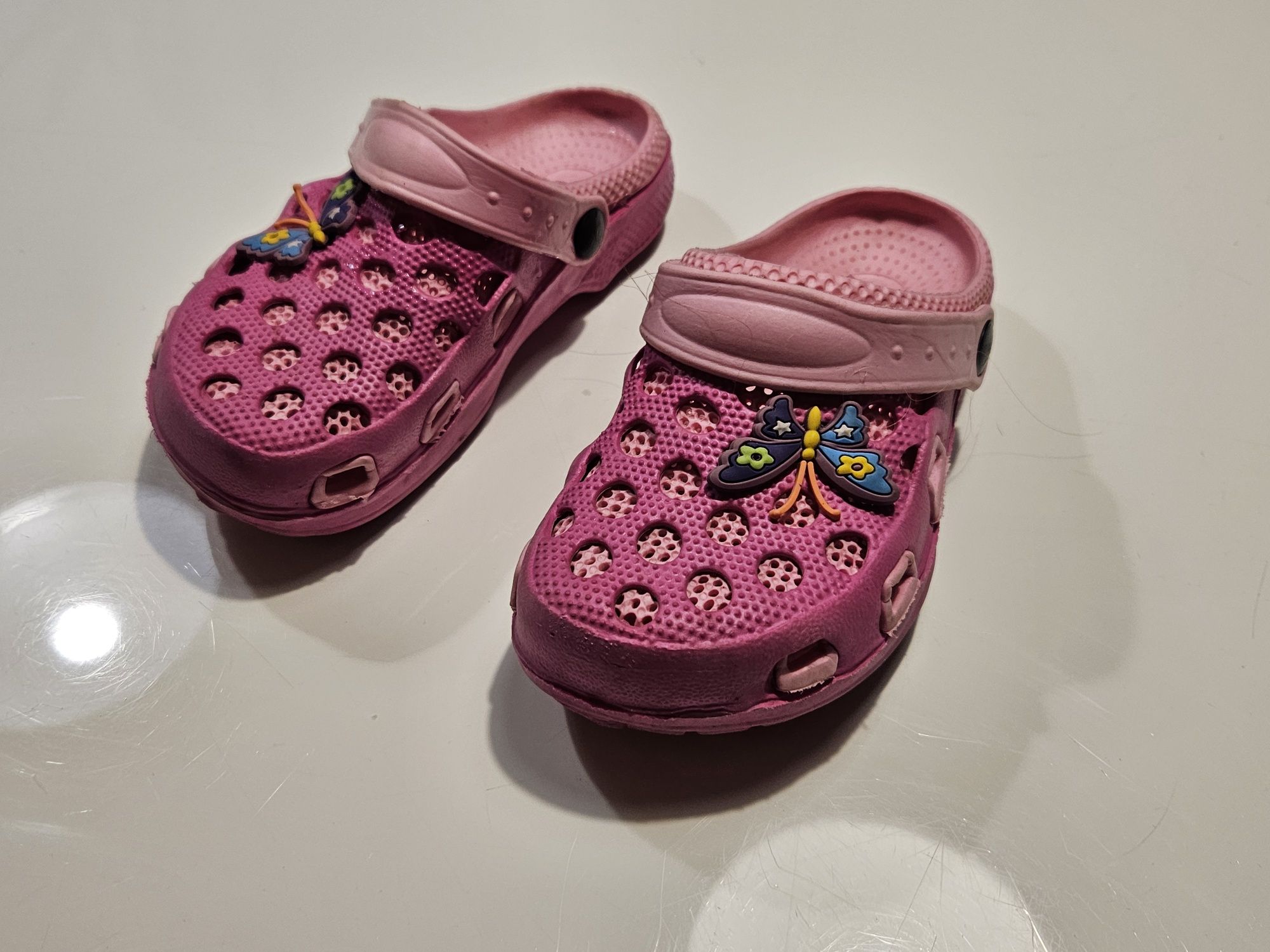 Buty ogrodowe typu crocsy dla dziewczynki rozmiar 29