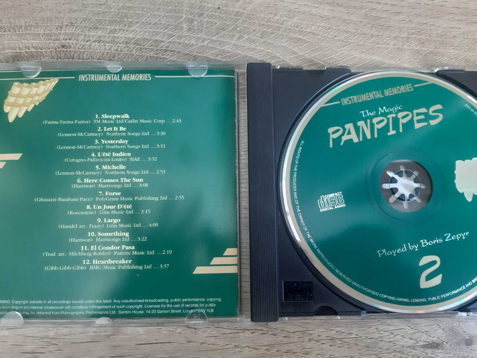 Płyta CD The Magic Panpipes 2 - utwory z fletnią pana Boris Zephyr