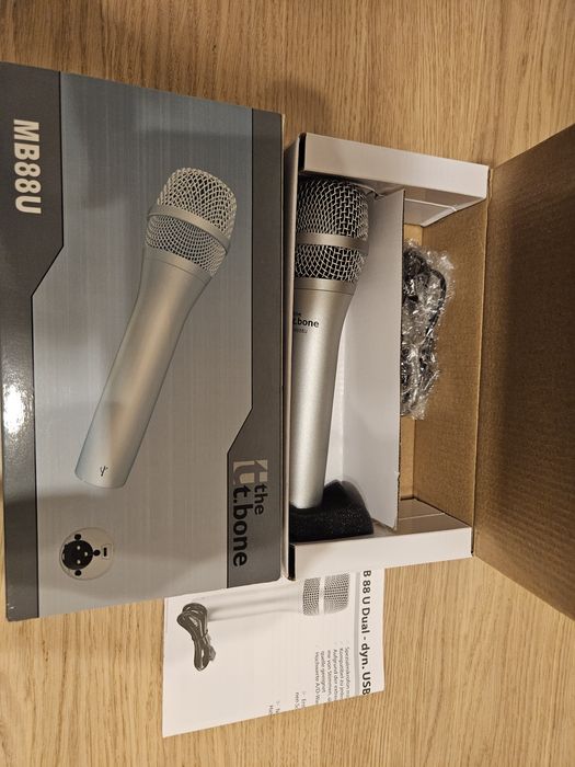Mikrofon wokalny the t.bone MB 88U Dual