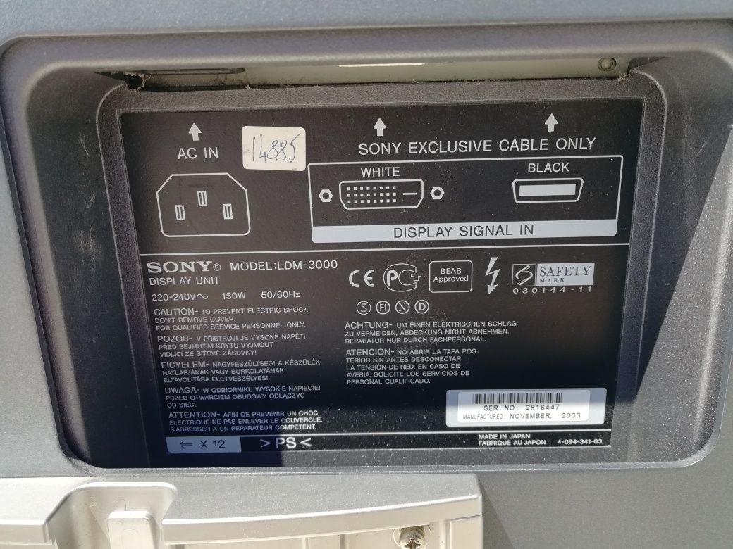 TV LCD Grande Sony Com Oferta Aparelho de Som e Móvel