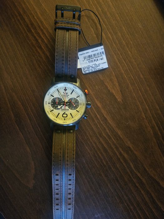 Okazja. Tanio. NOWY Zegarek Vostok Europe Expedition 6S21-595C644