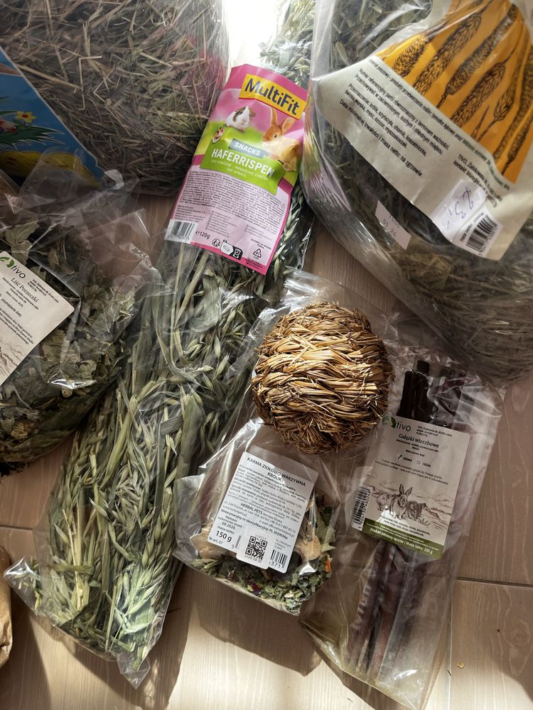 Jedzonko i mieszanki dla królików