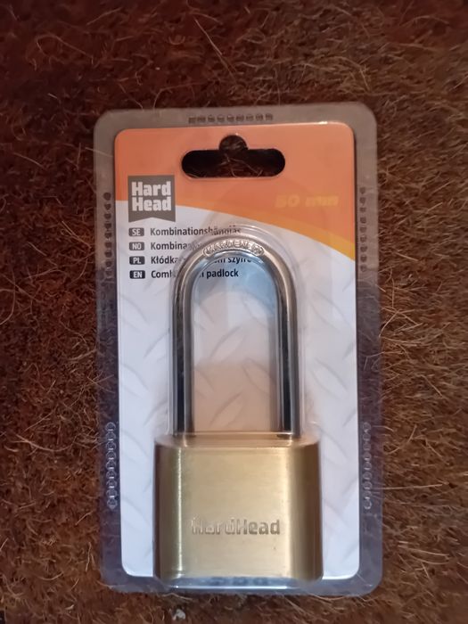 Kłódka na szyfr Hard Head