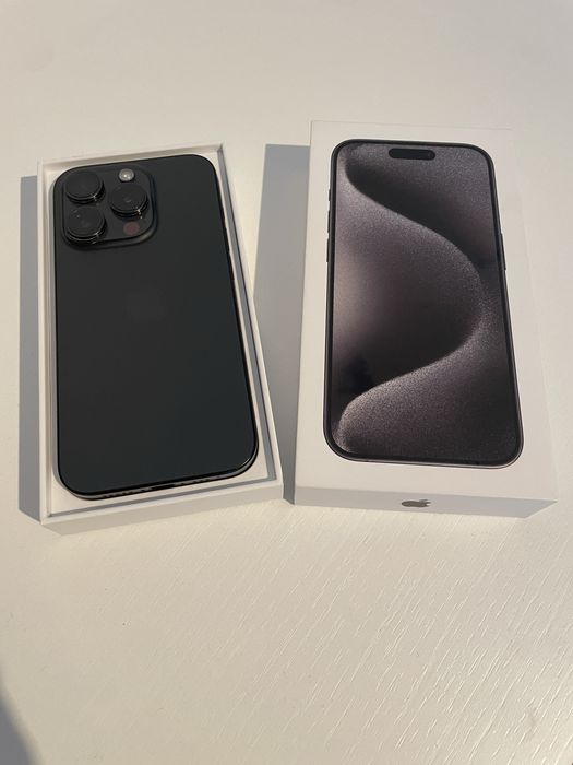 Apple IPhone 15 Pro Black Titanium 128 GB