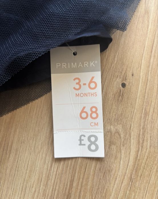 NOWA z metką Sukienka r.68 i buciki PRIMARK