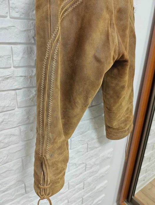 Marjo 42 / 44 р w 30 / 29 Herren Lederhose шорти баварські октоберфест