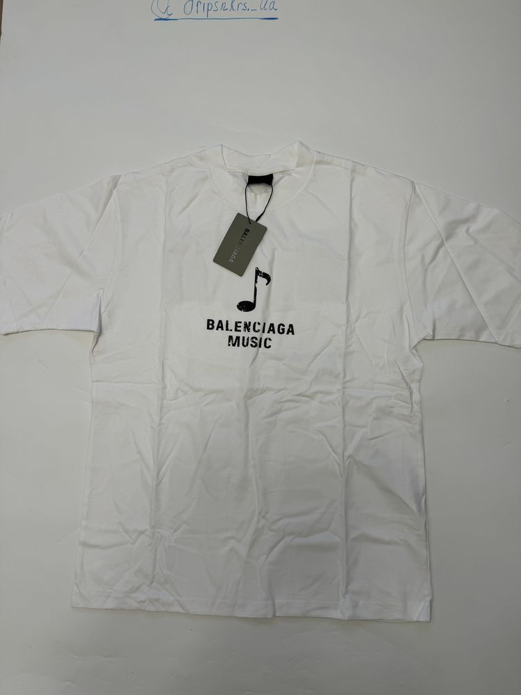 футболка Balenciaga Music 2023 M L white vetements rick owens