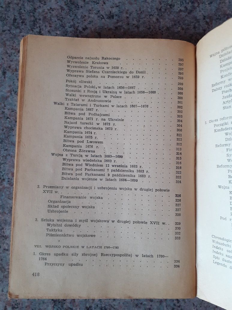 Tadeusz Nowak, Jan Wimmer - Dzieje oręża polskiego do 1793 MON1968