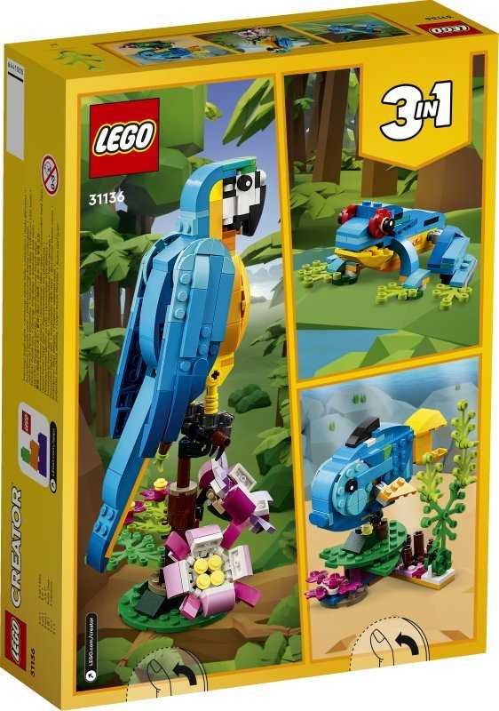 LEGO CREATOR 31136 Egzotyczna Papuga