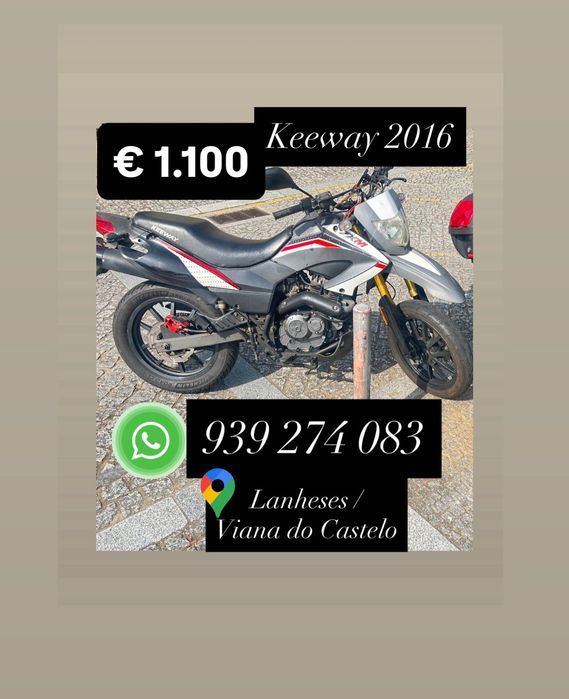 Keeway Tx 125      € 1.100 em ótimo estado