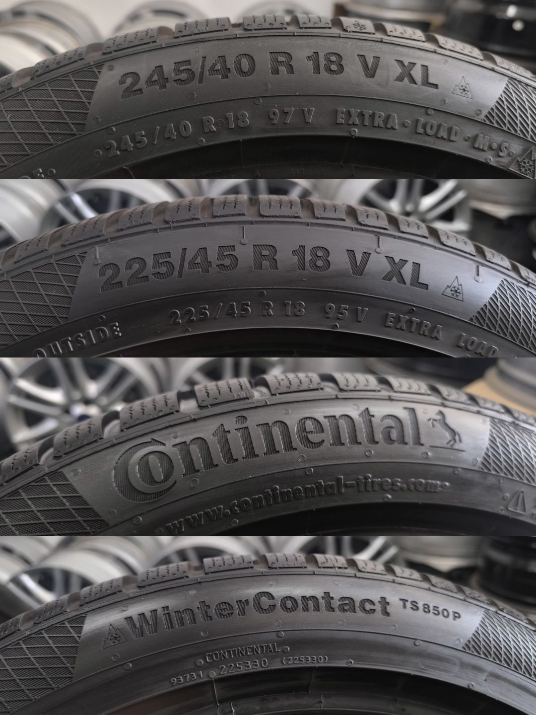 225/45/18 , 245/40/18 Continental Winter Contact TS850P Opony Zimowe