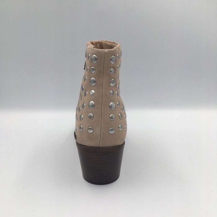 Buty damskie botki beż zamsz Copenhagen Shoes roz 37