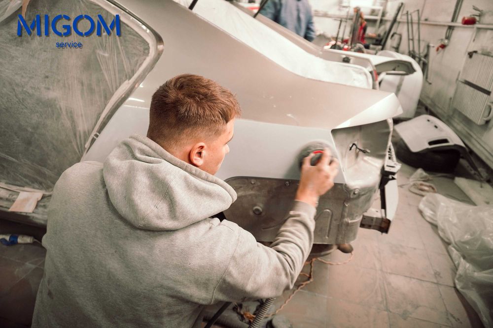 Покраска бампера