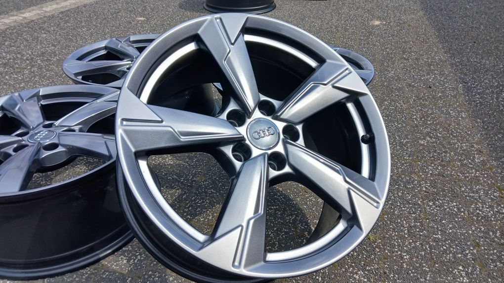 18" Audi jak Rotor 5x112 8j et39 A6 A8 oryginal Schadow Chrom A3 A4 Q5
