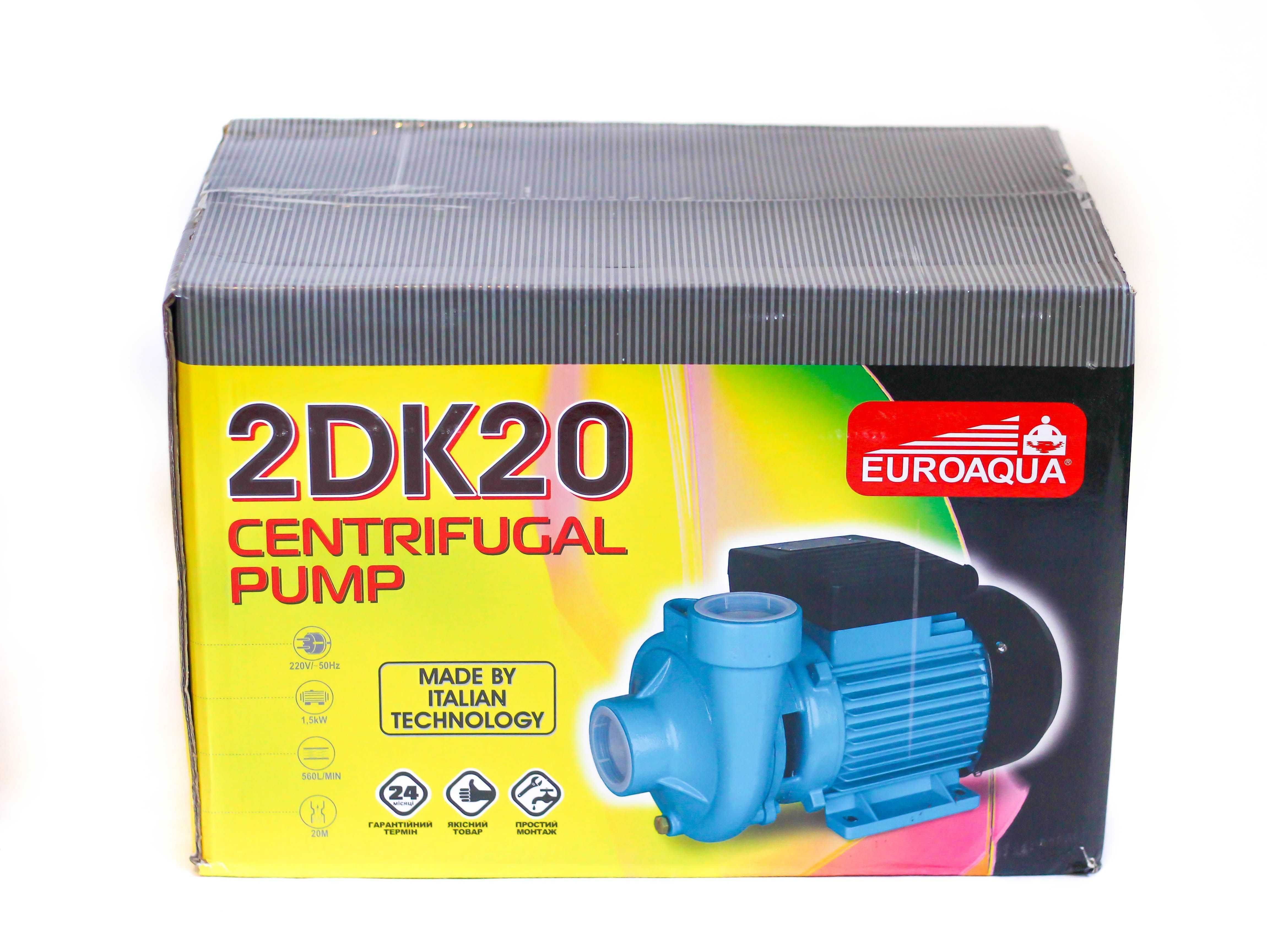 Насос для капельного полива Euroaqua 2DK20. 33 м3/час, 2 Атм. 1500 Вт