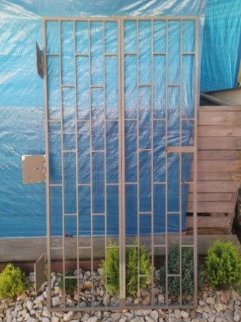 Bramka furtka łamana ogródek