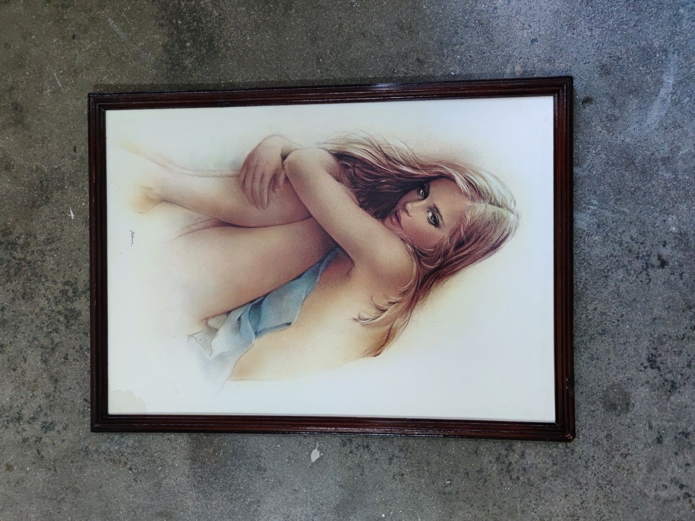 Quadro com moldura 52.5×72cm