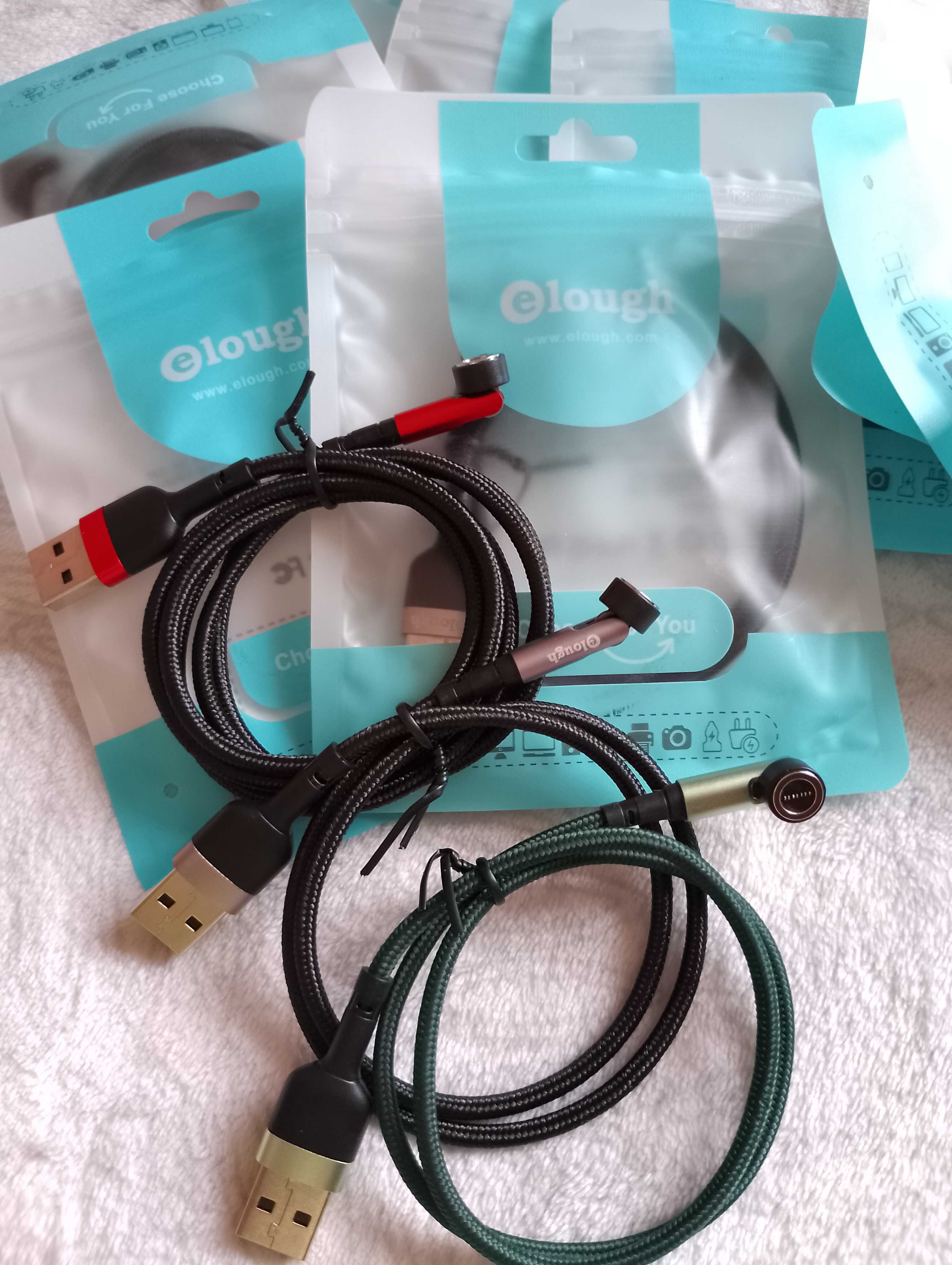 Кабель 1м/2м магнитный 3А TypeC/microUSB/Lightning быстрая зарядка