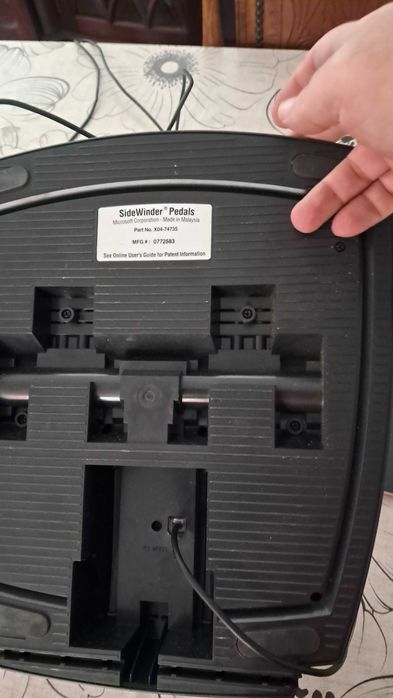 volante microsoft  sidewinder precision racing wheel