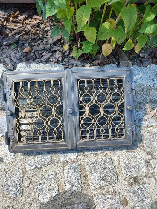 Drzwiczki piec, wentylacja, staroć, antyk