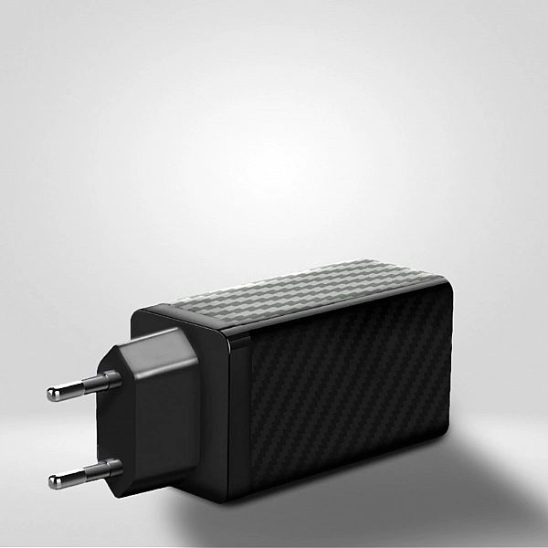 Ładowarka Sieciowa GaN 65W z portami USB, USB C wspiera QC 3.0 PD czar