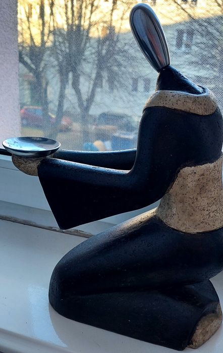 Świecznik,nowoczesna figurka,  ozdoba