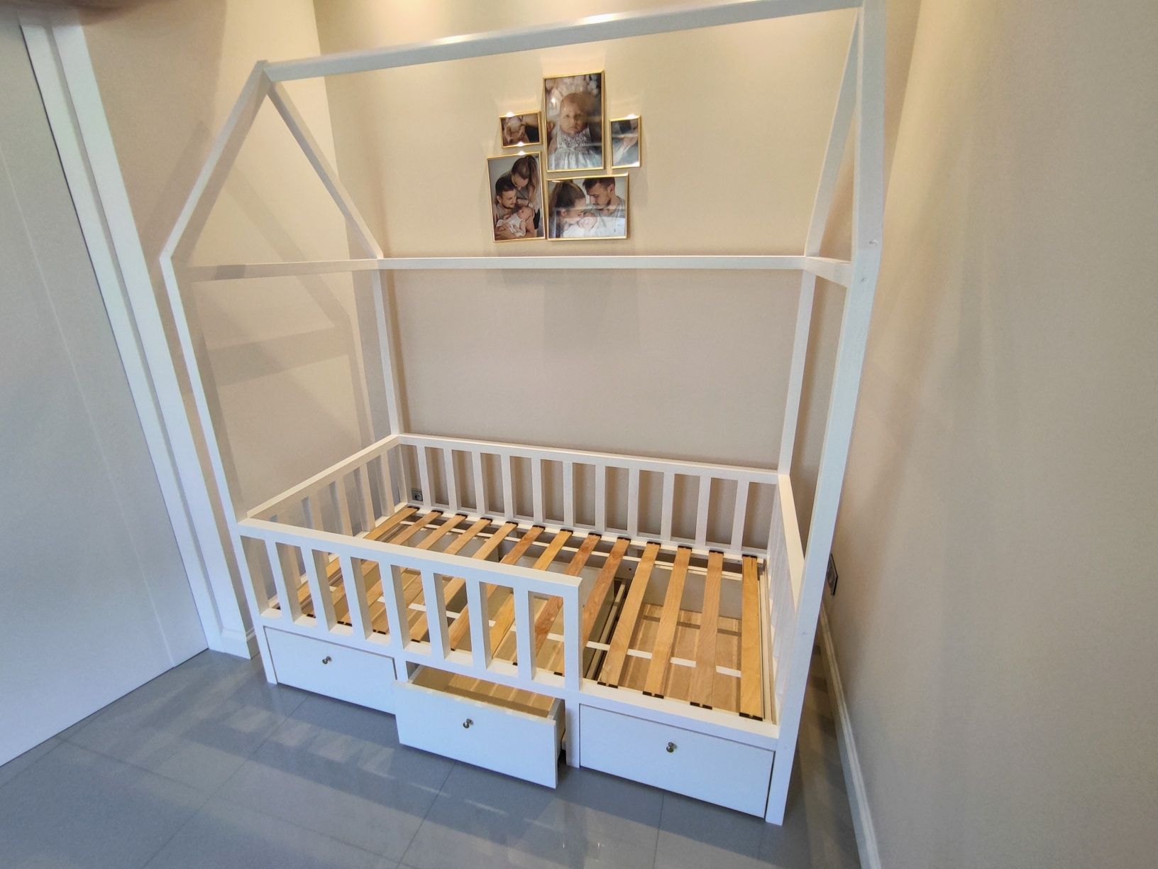 Łóżko dziecięce na wymiar, domek, 160x80