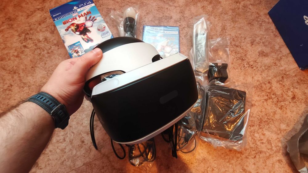 Zestaw gogle PlayStation VR + kamera + 2 x Move + Gra do PS4 i PS5