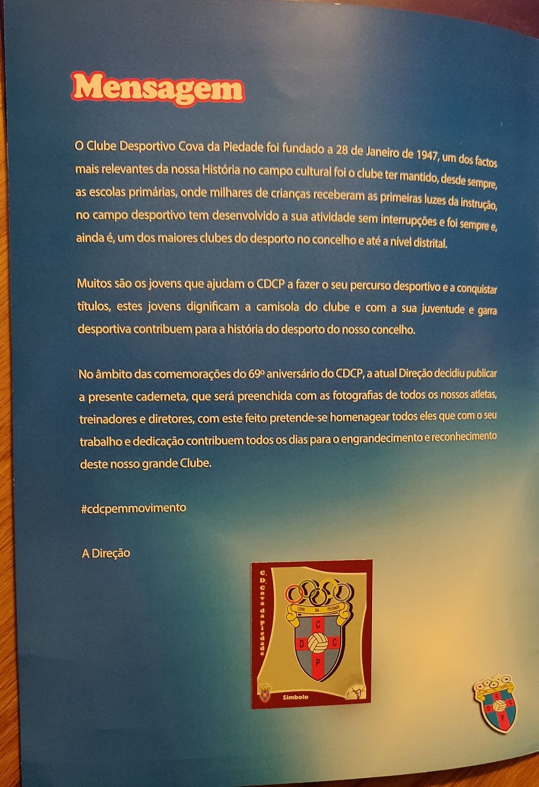 Caderneta CD Cova da Piedade 2015/16