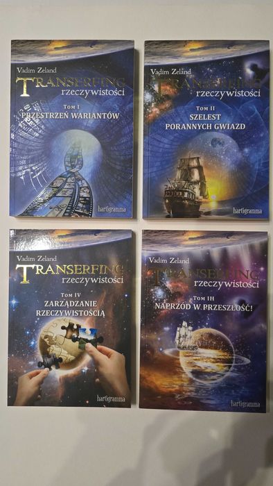 Transerfing rzeczywistości Vadim Zeland, tomy od 1 do 9, komplet NOWY!