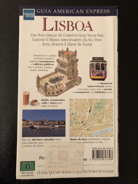 Guia American Express Lisboa + um guia do Brasil