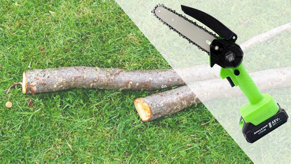 Pilarka łańcuchowa akumulatorowa ręczna piła do drewna i gałęzi