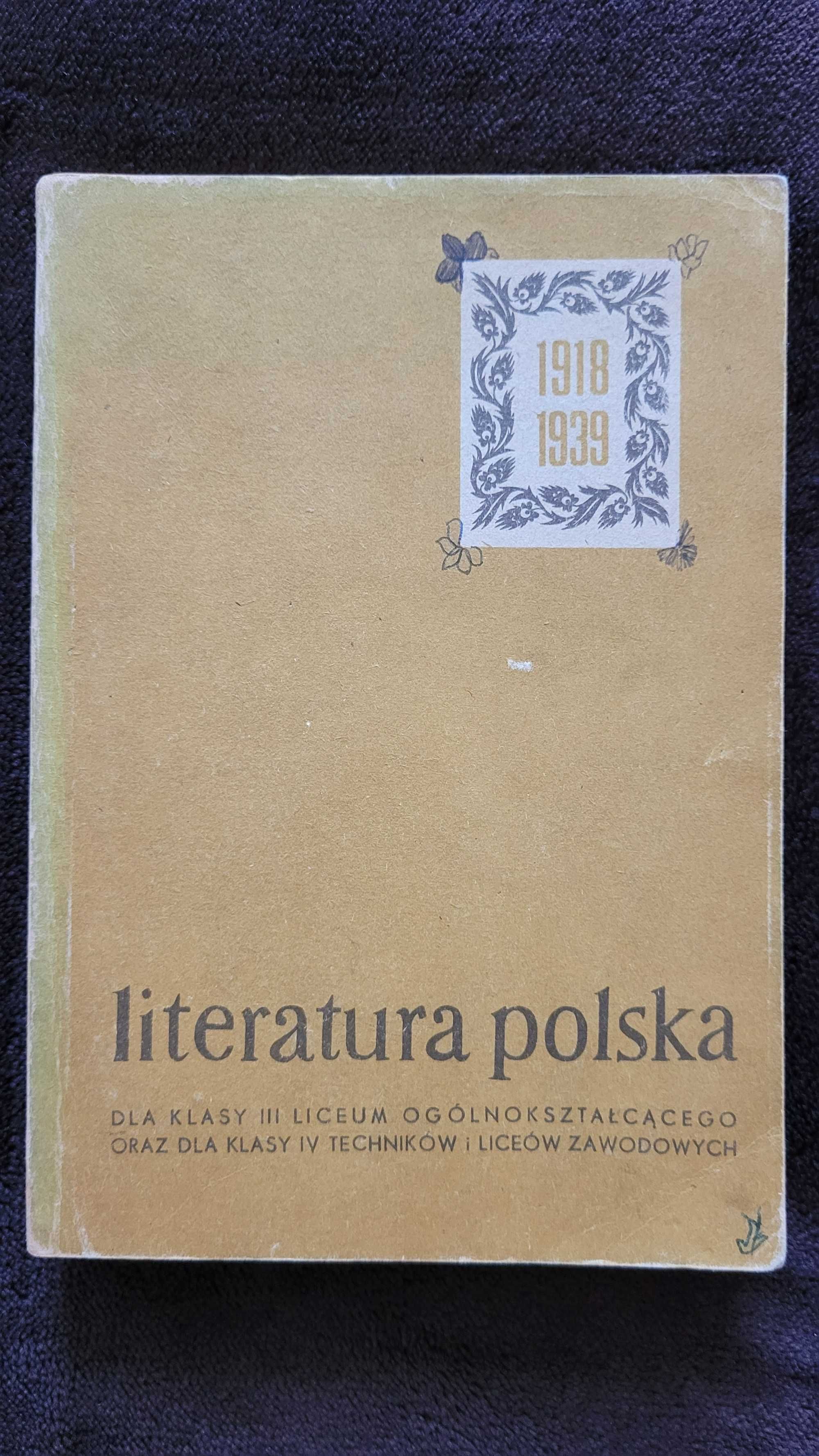 Literatura polska lat 1918 - 1939, R. Matuszewski