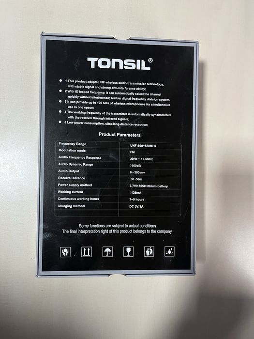 Mikrofony Tonsil MBD 320 Nowe