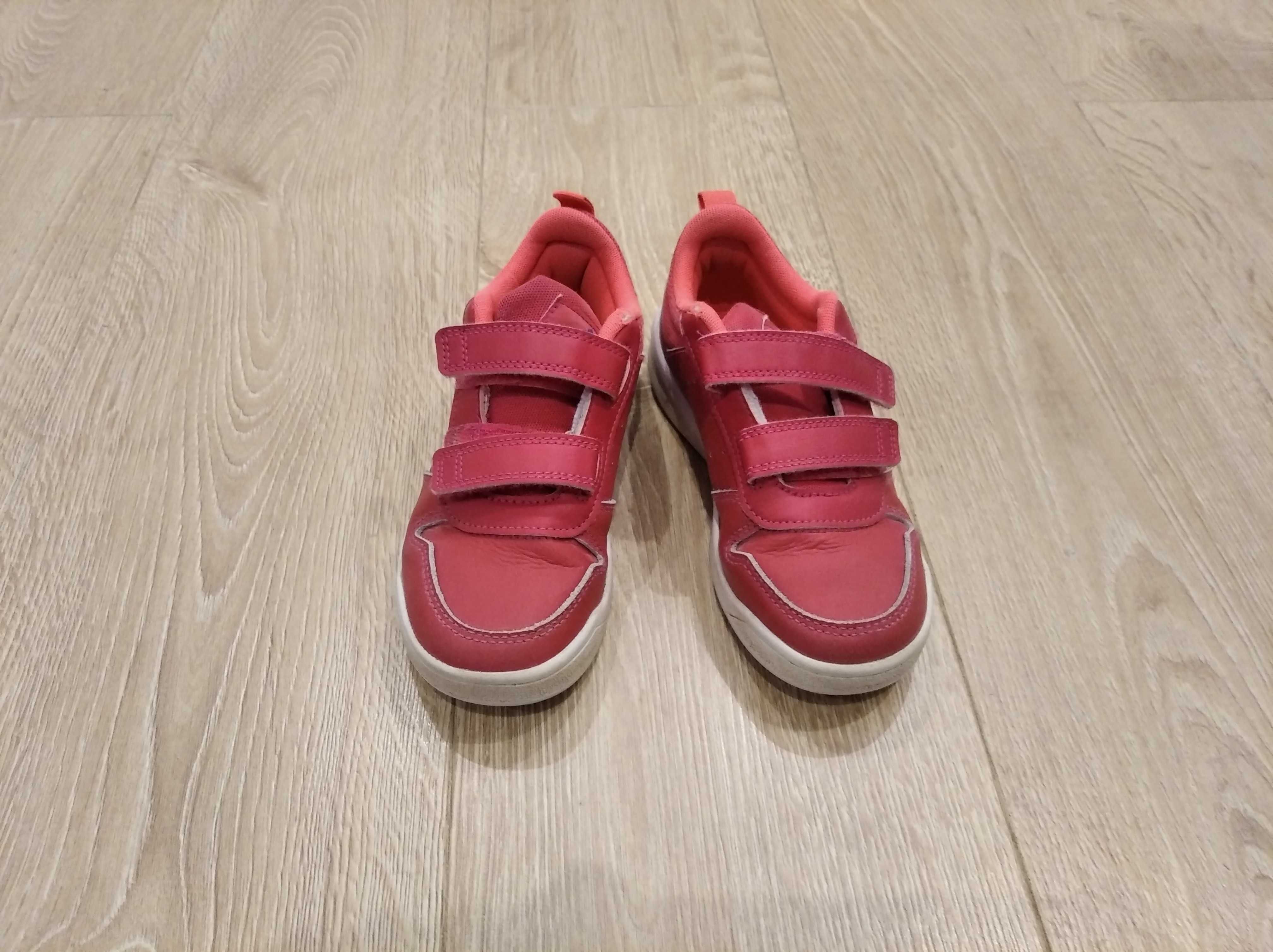 Buty sportowe adidasy na rzepy firmy Adidas r 30 i pół fuksja