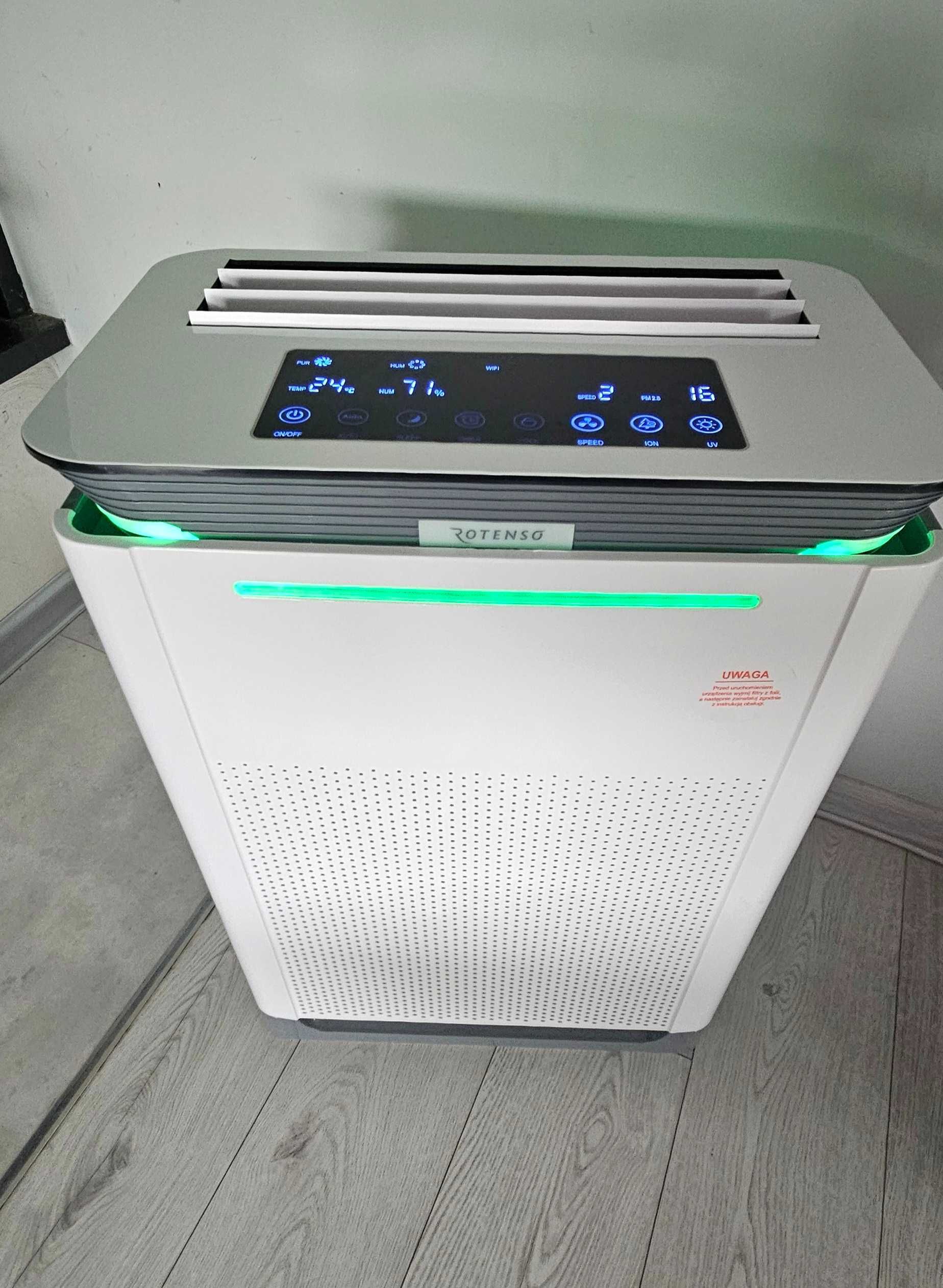 Oczyszczacz powietrza z nawilżaczem Rotenso Qube Q35W R10 z filtrami