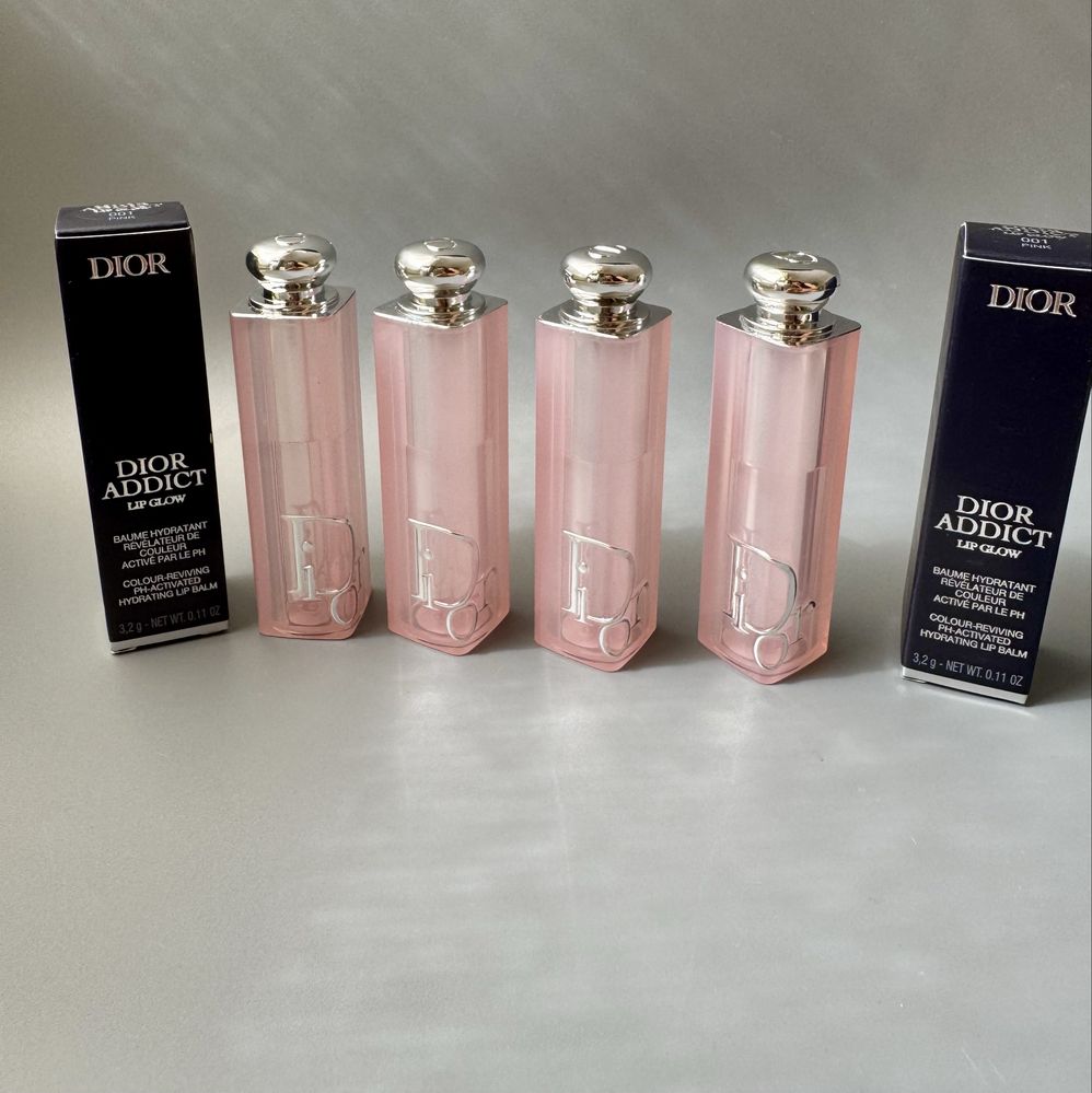 Dior addict lip glow balm зволожувальний бальзам 001 pink