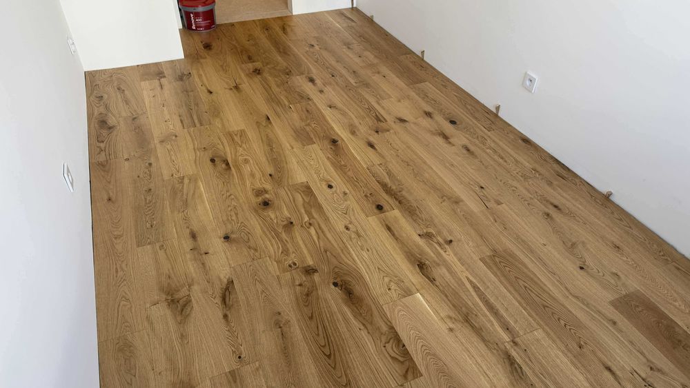 Deska podłogowa dąb lakier faza click 14x155x1100 promocja