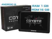 GPS навігатор COYOTE 820 TORR PRO 1Gb/16Gb на Андроїд з картами Європи