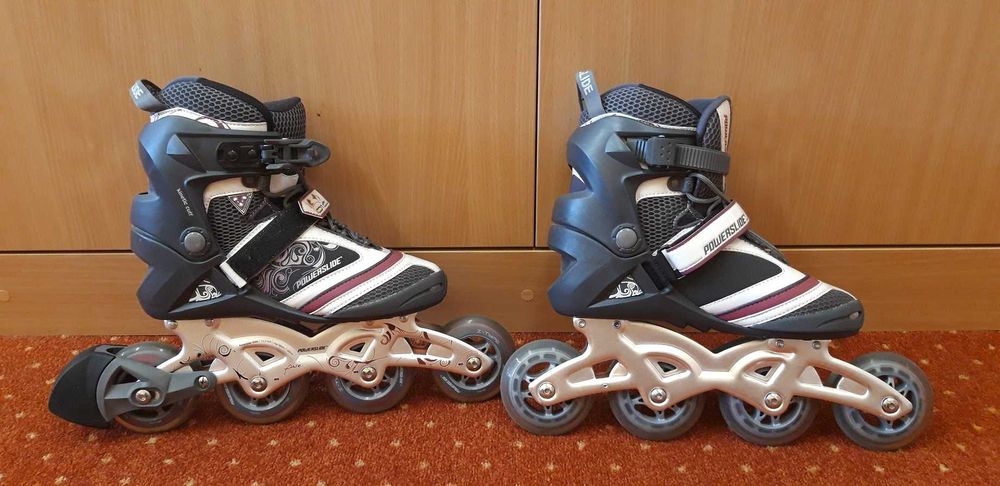 Rolki damskie Rollerblade rozmiar 37 plus ochraniacze