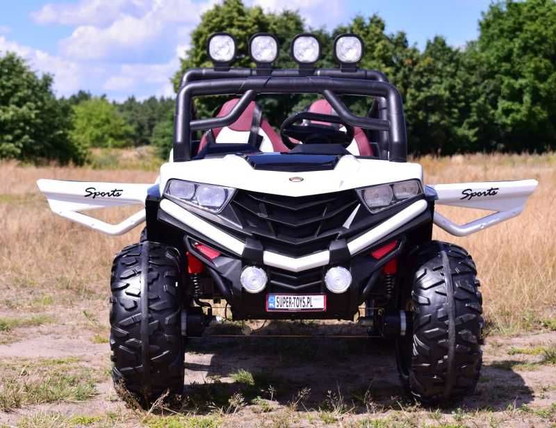 Duże auto na akumulator dla dzieci GRATISY Pilot  4x4 Funkcja bujania